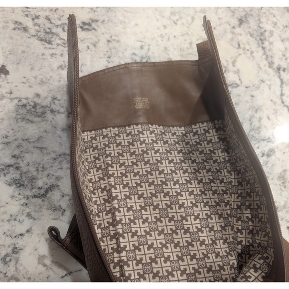 Tory Burch Riding Boots Women's Size 8.5 Amanda Light Brown Tan Almond - Picture 10 of 11